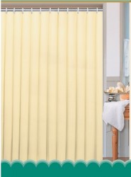AQUALINE - Sprchový závěs 180x200cm, polyester, béžová (0201104 BE)