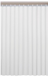 AQUALINE - Sprchový závěs 180x200cm, vinyl, bílá (ZV020)