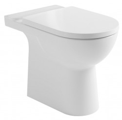 AQUALINE - TALAMO WC kombi mísa, Rimless, 63x35,5cm, spodní/zadní odpad, bílá (PB107-111)