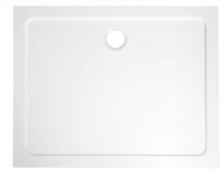 AQUALINE - TECMI sprchová vanička z litého mramoru, 100x70x3 cm (PQ10070)