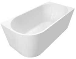 AQUALINE - TIBERA R rohová stojící vana, 160x75cm, bílá (E1027)