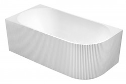 AQUALINE - TIBERA STRIP L rohová stojící vana, 150x75cm, bílá (E1047G)