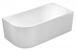 AQUALINE - TIBERA STRIP R rohová stojící vana, 170x80cm, bílá (E1015G)