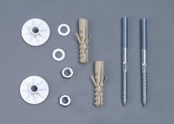 AQUALINE - UAK14 kotvící sada pro umyvadla, šroub 10x120 (40017)