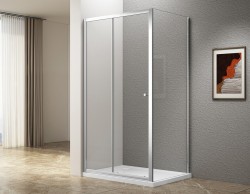 AQUALINE - UGGA obdélníkový sprchový kout 1100x900, čiré sklo (ATS110-02)