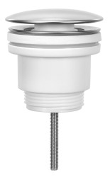 AQUALINE - Umyvadlová výpust 5/4“, click-clack, velká zátka, 5-46, ABS/chrom (TF5001)