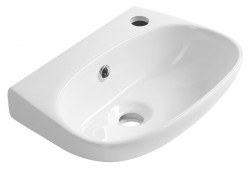 AQUALINE - VELSA keramické umývátko 40x29cm, bílá (NP479)