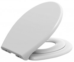 AQUALINE - WC sedátko s integrovaným dětským sedátkem, Soft Close, bílá (FS125)