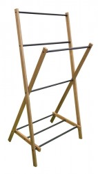 AQUALINE - WING skládací stojan na ručníky 58x103x35cm, jasan (SP854)