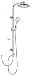 AQUALINE - ZARA sprchový sloup k napojení na baterii, hlavová, ruční sprcha, chrom (SL420)