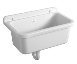 AQUALINE - Závěsná výlevka 55x34cm, plast, bílá (PI5055)