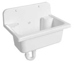 AQUALINE - Závěsná výlevka 55x37cm, plast, bílá (PI5052)