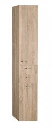 AQUALINE - ZOJA/KERAMIA FRESH skříňka vysoká s košem 35x184x29cm, dub platin (51232)