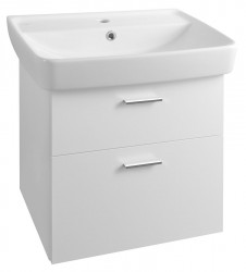 AQUALINE - ZOJA umyvadlová skříňka zásuvková 50x50x37cm, bílá (56379)