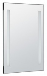 AQUALINE - Zrcadlo s LED osvětlením 50x70cm, kolébkový vypínač (ATH5)