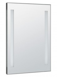AQUALINE - Zrcadlo s LED osvětlením 60x80cm, kolébkový vypínač (ATH6)