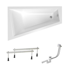 Asymetrická vana Laguna Idea Plus 160x100 cm akrylát levá SIKOID1600LAPN (SIKOID1600LAPN)
