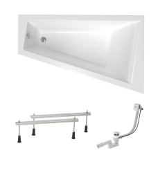 Asymetrická vana Laguna Idea Plus 160x100 cm akrylát pravá SIKOID1600PAPN (SIKOID1600PAPN)