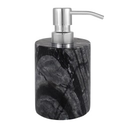 AWD Interior - Dávkovač mýdla Q-BATH 1524 černý šedý mramor (AWD02341524)