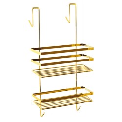 AWD Interior - Drátěná police zlatá, závěsná AWD02081987 (AWD02081987)