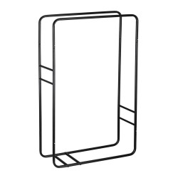 AWD Interior - Držák ručníků na postavení, černý AWD02061996 (AWD02061996)