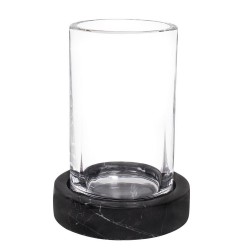 AWD Interior - Kelímek na zubní kartáček Q-BATH 1540 černý mramor (AWD02341540)