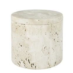 AWD Interior - Kosmetická nádoba s víkem, travertin Q-BATH 1547 (AWD02341547)