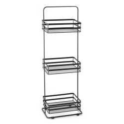 AWD Interior - Koupelnový regál černý AWD02041885 (AWD02041885)