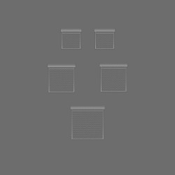 AWD Interior - Koupelnový závěs s kapsami AWD02101958 (AWD02101958)