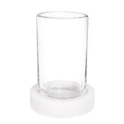 AWD Interior - Sklenka na zubní kartáček Q-BATH bílý mramor 1530 (AWD02341530)