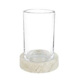 AWD Interior - Sklenka na zubní kartáček Q-BATH travertin 1545 (AWD02341545)