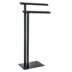 AWD Interior - Věšák na ručníky černý Q-BATH 1573 (AWD02341573)