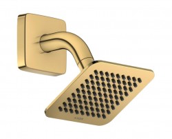 AXOR - Citterio C Hlavová sprcha 12x12 cm, EcoSmart, leštěný vzhled zlata (28810990)