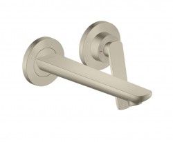 AXOR - Citterio C Umyvadlová baterie pod omítku, s výpustí, 2-otvorová instalace, EcoSmart, kartáčovaný nikl (49111820)