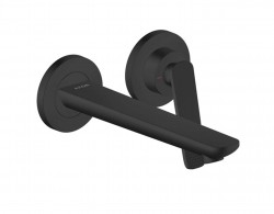 AXOR - Citterio C Umyvadlová baterie pod omítku, s výpustí, 2-otvorová instalace, EcoSmart, matná černá (49111670)