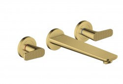 AXOR - Citterio C Vanová baterie pod omítku, 3-otvorová instalace, leštěný vzhled zlata (49483990)