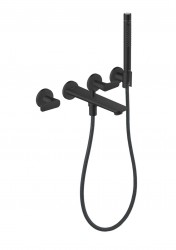 AXOR - Citterio C Vanová baterie pod omítku, 4-otvorová instalace, s příslušenstvím, matná černá (49481670)