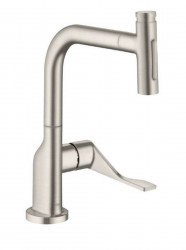 AXOR - Citterio Dřezová baterie s výsuvnou sprškou, sBox, vzhled nerezu (39862800)