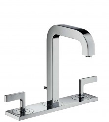 AXOR - Citterio Umyvadlová baterie s výpustí, 3-otvorová instalace, chrom (39136000)