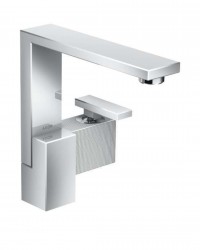 AXOR - Edge Umyvadlová baterie s výpustí Push-Open, chrom/diamantový brus (46021000)