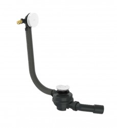 AXOR - Exafill Vanová odtoková a přepadová souprava s napouštěním, délka 85 cm, matná bílá (42540700)