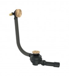 AXOR - Flexaplus Vanová odtoková a přepadová souprava, délka 85 cm, kartáčovaný bronz (42541140)