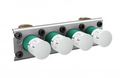 AXOR - Montážní tělesa Základní těleso pro termostat pro 3 spotřebiče (45443180)