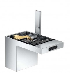 AXOR - MyEdition Bidetová baterie s výpustí Push-Open, chrom/bez destičky (47212000)