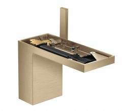 AXOR - MyEdition Umyvadlová baterie s výpustí Push-Open, EcoSmart, kartáčovaný bronz/bez destičky (47032140)