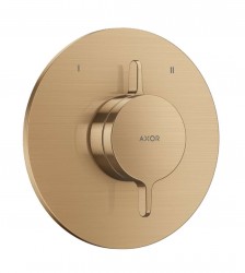 AXOR - One Baterie pod omítku, pro 2 spotřebiče, kartáčovaný bronz (48415140)