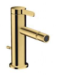 AXOR - One Bidetová baterie s výpustí, EcoSmart, leštěný vzhled zlata (48210990)