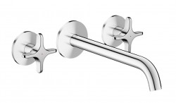 AXOR - One Umyvadlová baterie pod omítku, s výpustí, 3-otvorová instalace, EcoSmart, chrom (48140000)