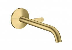 AXOR - One Umyvadlová baterie pod omítku, s výpustí, EcoSmart, kartáčovaná mosaz (48112950)