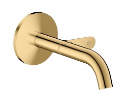 AXOR - One Umyvadlová baterie pod omítku, s výpustí, EcoSmart, leštěný vzhled zlata (48180990)